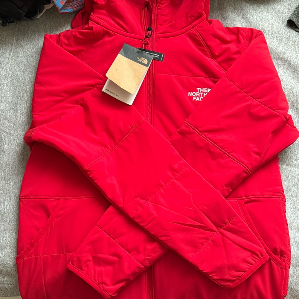 North Face size small red insulated jacket